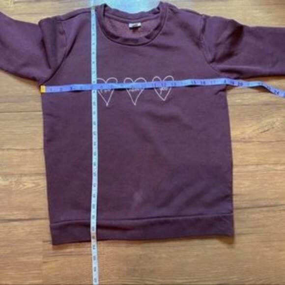 Jacqueline De Yong Top/Sweater Maroon Small - Picture 4 of 10